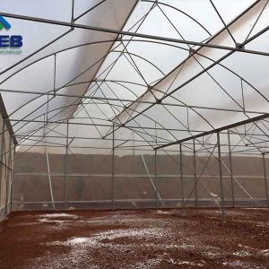 Nhà kính mái hở hai bên - VPEB GREENHOUSE